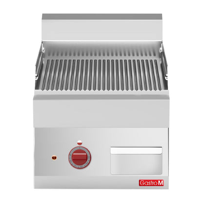 GN058 Gastro M 650 elektrische bakplaat 65/40 FTRE geribbelde plaat