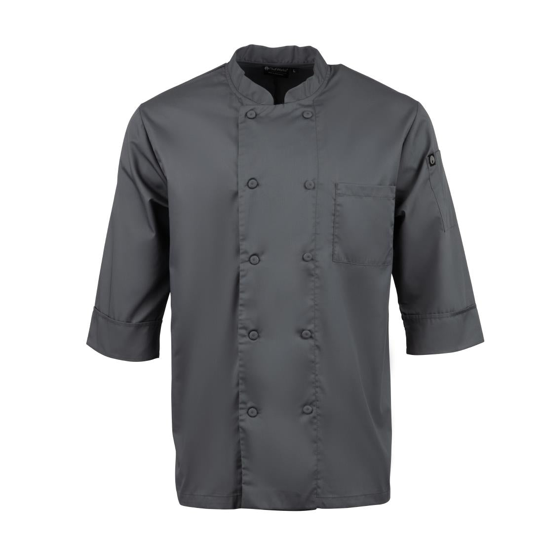 A934-S Chef Works unisex koksbuis grijs S