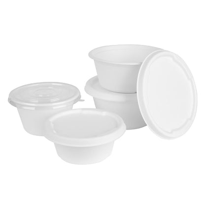 HW023 Fiesta Composteerbare Bagasse Kom Basis 750ml (50 stuks)