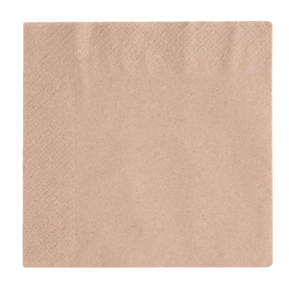 DW621 Vegware composteerbare ongebleekte lunchservetten 33cm (2000 stuks)