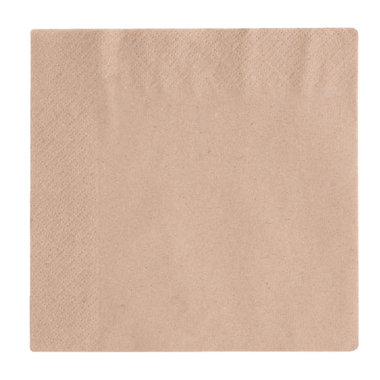 DW621 Vegware composteerbare ongebleekte lunchservetten 33cm (2000 stuks)