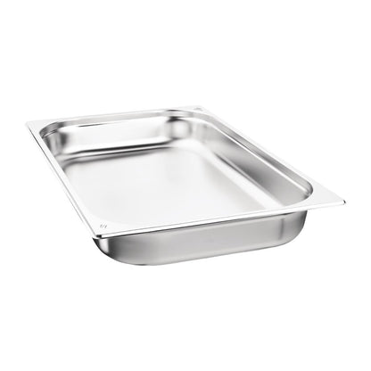 DB881 Nisbets essentials roestvrijstalen gastronorm 65mm (verpakking 3)