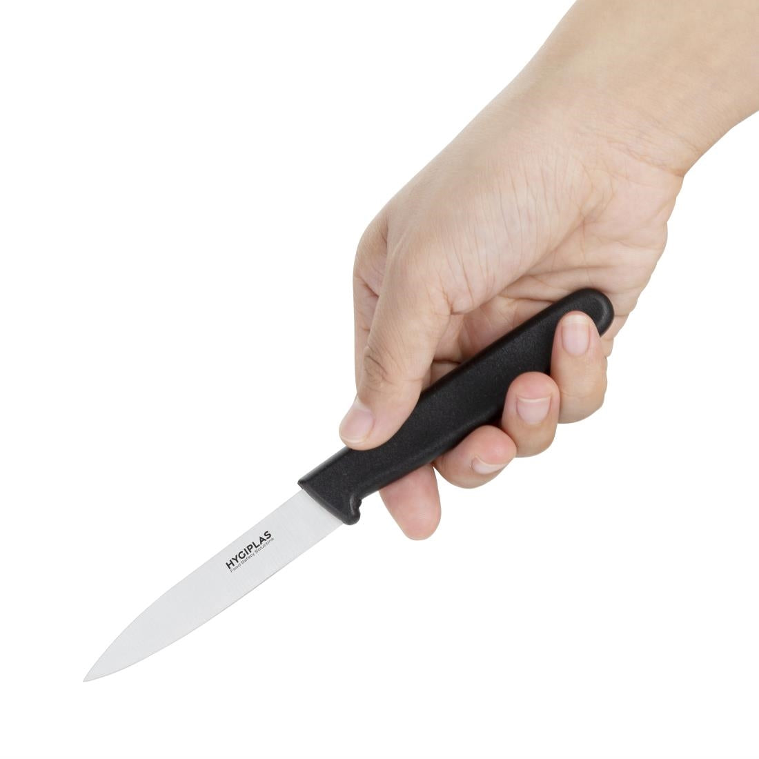 C268 Hygiplas recht schilmesje 8,5cm zwart