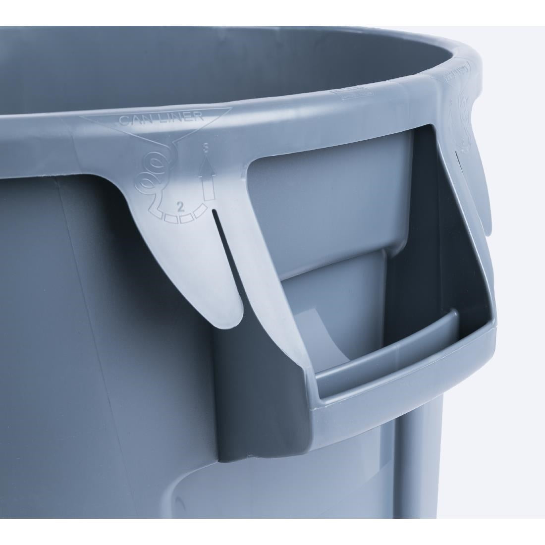 L640 Rubbermaid Brute ronde container 121Ltr