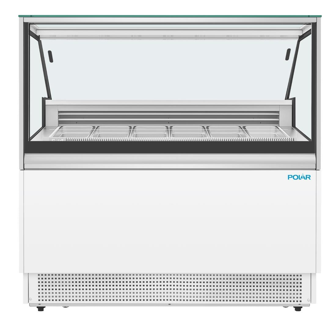 UA058 Polar U-Serie 6-Pan IJs Vitrine Kast Vriezer