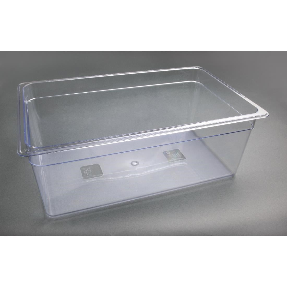 U227 Vogue polycarbonaat 1/1 gastronorm container 200mm transparant