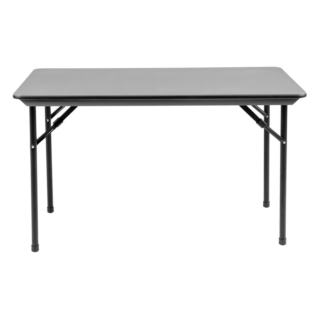 GC594 Bolero ABS rechthoekige klaptafel grijs 122cm