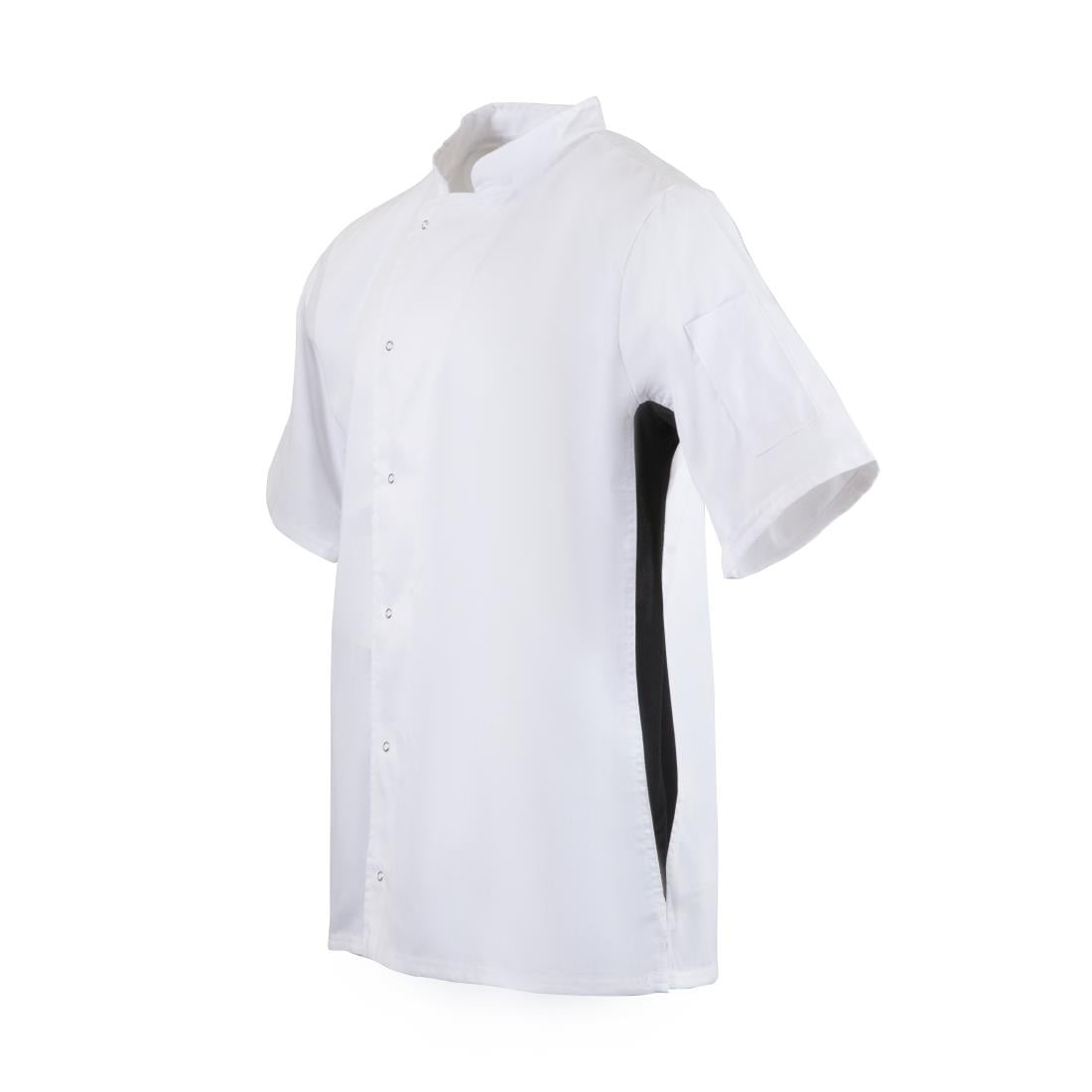 A928-M Whites Nevada koksbuis wit met zwart contrast M