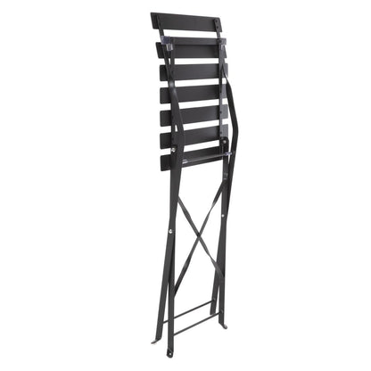 SA658 Bolero stalen tuinset zwart (tafel en twee stoelen)