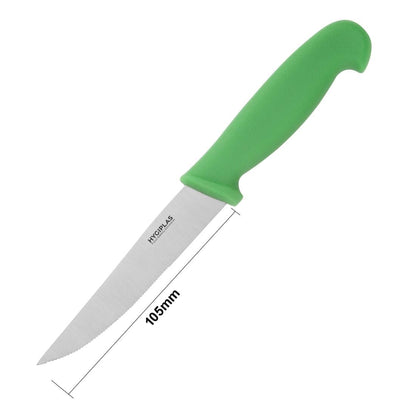 C862 Hygiplas gekarteld groentemes 10cm groen