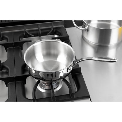 Y240 Vogue roestvrij staal & aluminium drielaagse geflarede sauteerpan 20cm