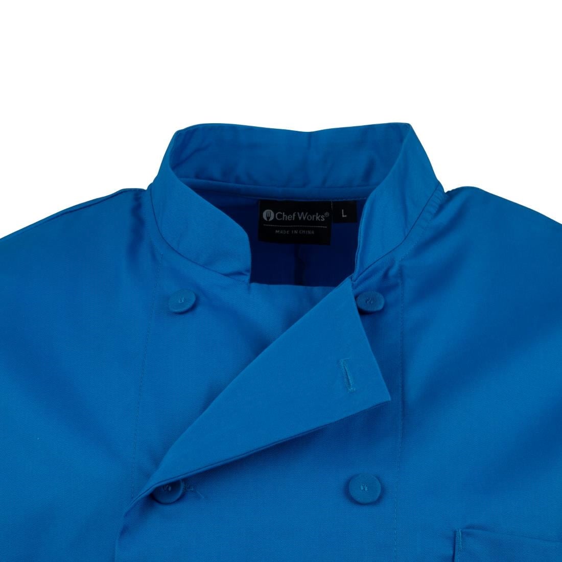 B178-M Chef Works unisex koksbuis blauw M
