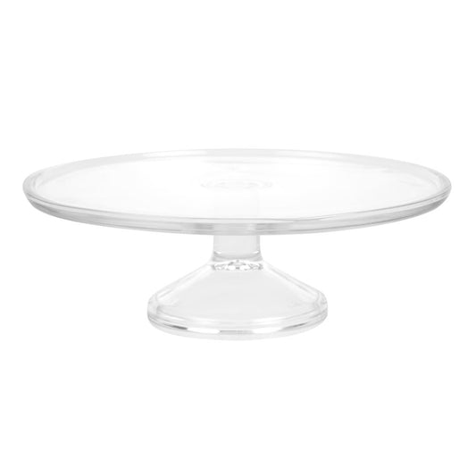 CS013 Olympia glazen taartplateau 30,5(Ø)cm