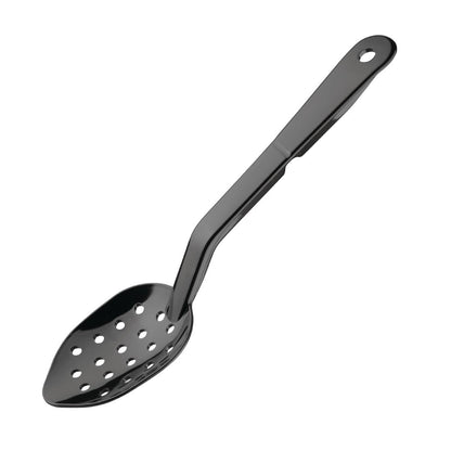 Y549 Vogue geperforeerde serveerlepel zwart 28cm