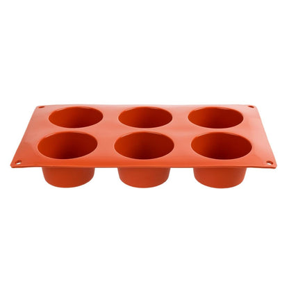 N933 Pavoni Formaflex siliconen bakvorm 6 muffins