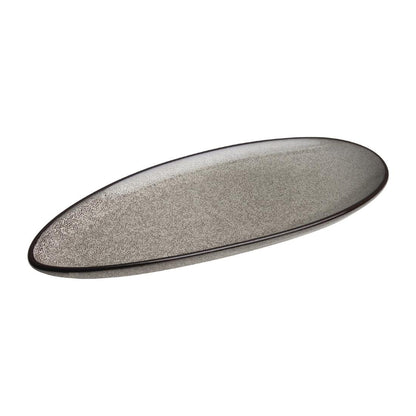 DF180 Olympia Mineral Bladvormig Bord 25,5x12cm (6 Stuks)