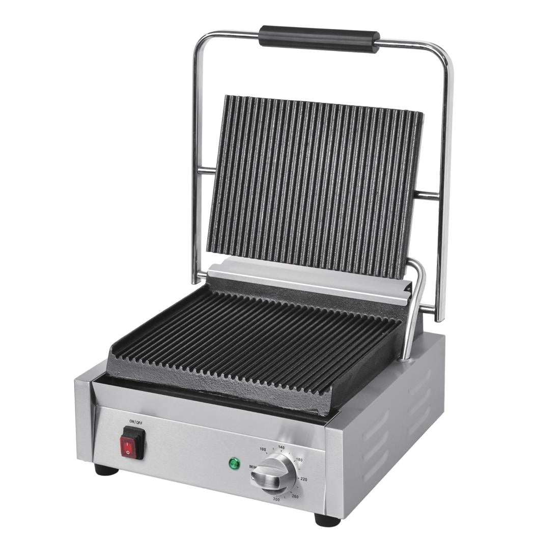 DY995 Buffalo Bistro enkele contactgrill groot groef/groef
