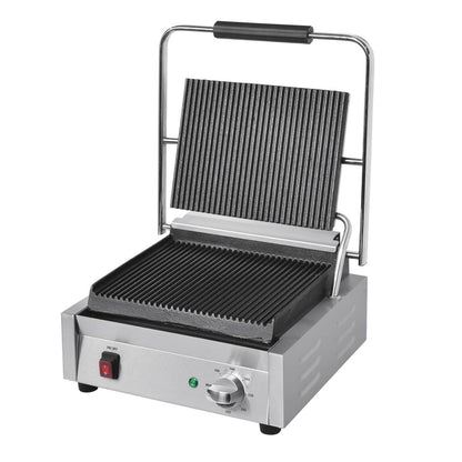 DY995 Buffalo Bistro enkele contactgrill groot groef/groef