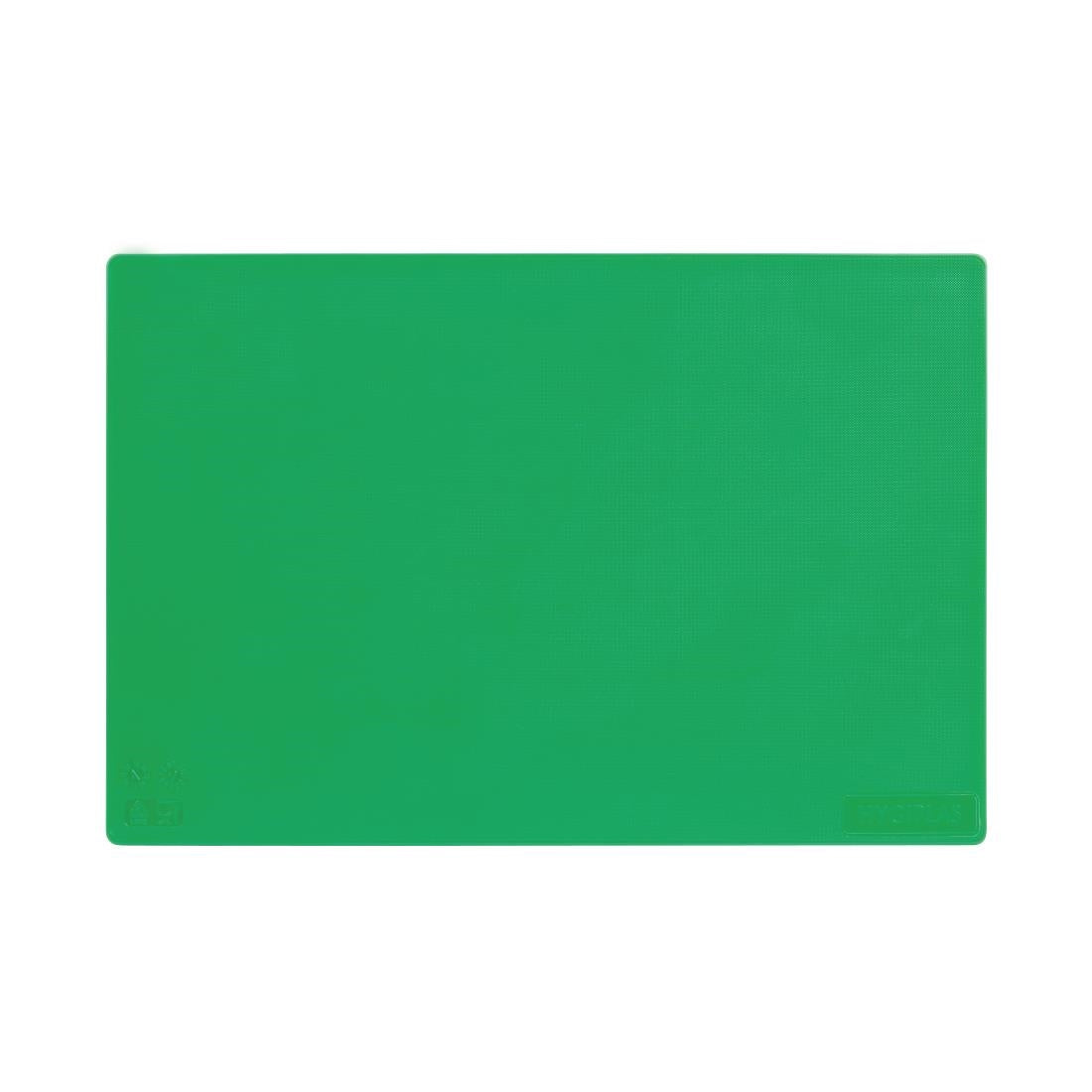 J253 Hygiplas LDPE snijplank groen 450x300x10mm