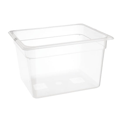 FA825 Nisbets Essentials polypropyleen 1/2 gastronorm bak zonder deksel 20cm