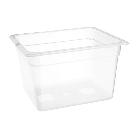 FA825 Nisbets Essentials polypropyleen 1/2 gastronorm bak zonder deksel 20cm