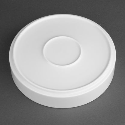 CK071 Olympia Whiteware Kom Met Platte Wanden - 215mm (4 Stuks)