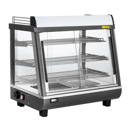 HW927 Buffalo Voor- En Achterdeur Verwarmde Vitrine 96Ltr