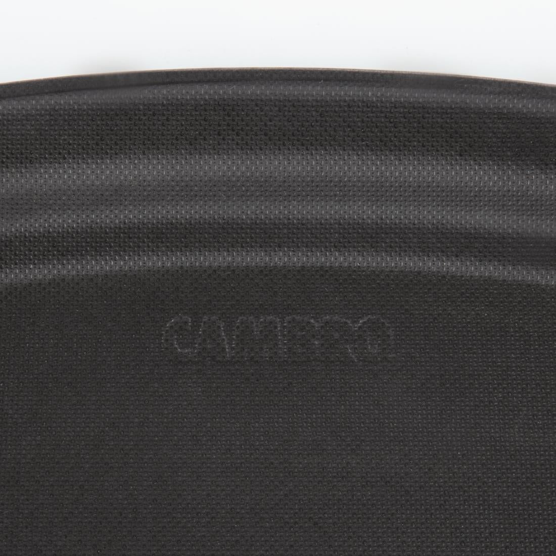DM783 Cambro Camtread ovaal antislip glasvezel dienblad zwart 68,5x56cm