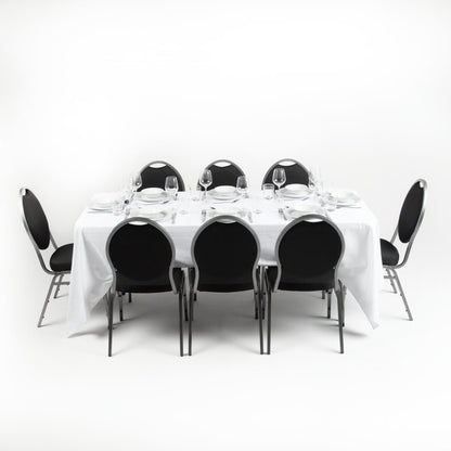 U579 Bolero rechthoekige klaptafel grijs 183cm