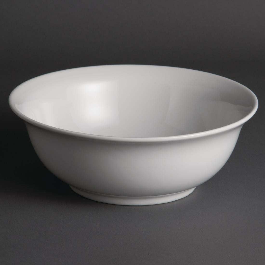 W436 Olympia Whiteware Saladeschaal 23,5cm (6 Stuks)