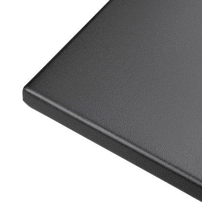 GK989 Bolero vierkante stalen klaptafel zwart 60cm