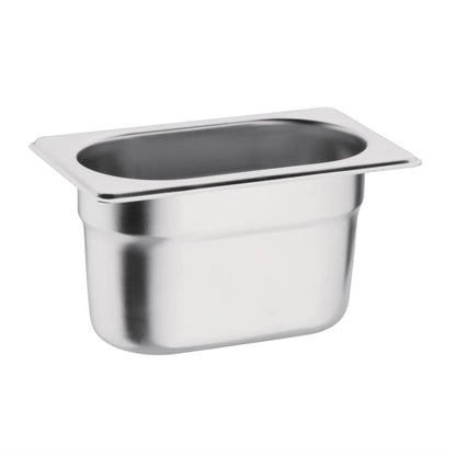 K825 Vogue roestvrijstalen 1/9 gastronorm bak 100mm