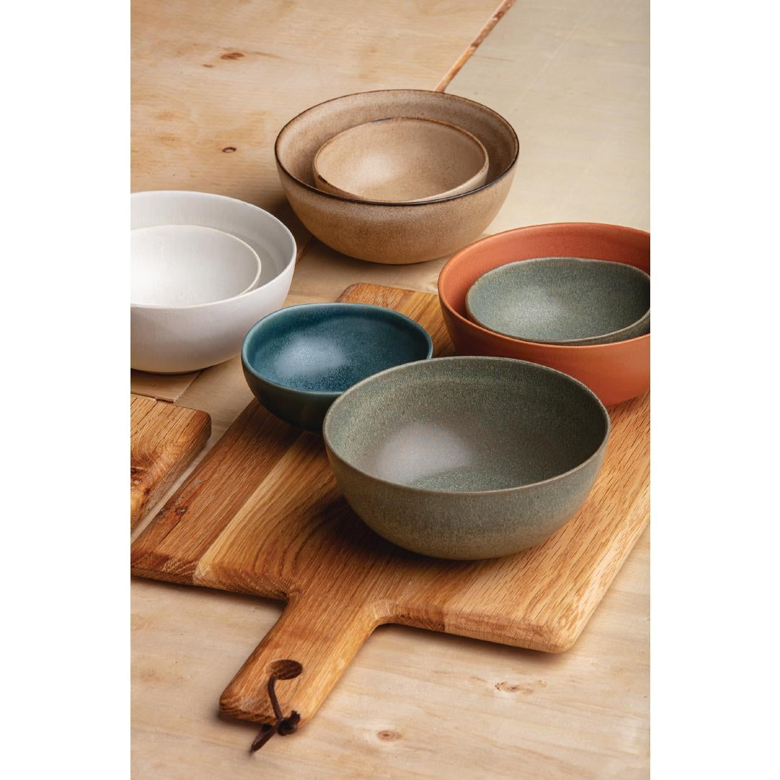 FC731 Olympia Build A Bowl Diepe Kom Aardebruin 15x7cm (6 Stuks)