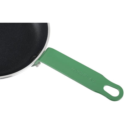 FB470 Hygiplas Teflon Platinum Plus anti-aanbak koekenpan 200mm groen handvat