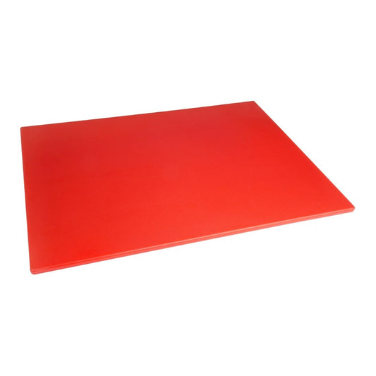HC877 Hygiplas LDPE snijplank rood 600x450x10mm