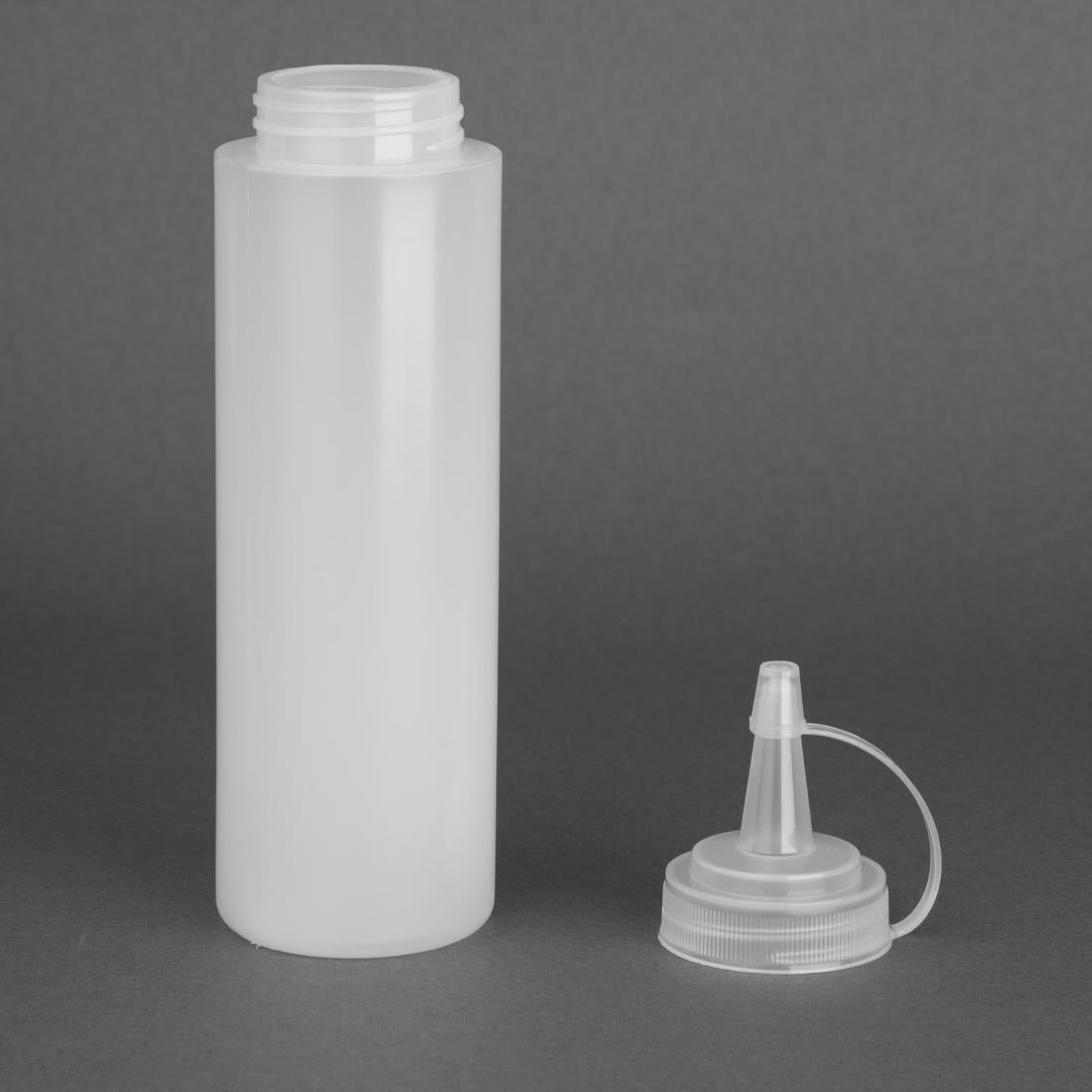 K062 Vogue knijpfles transparant 227ml