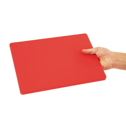 GH794 Hygiplas LDPE snijplank rood 30,5x22,9x1,2cm