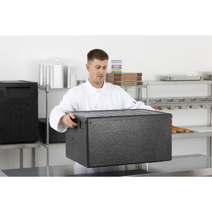 DX989 Vogue Geïsoleerde EPP Voedseltransportdoos 81Ltr Voor Patisserie Trays