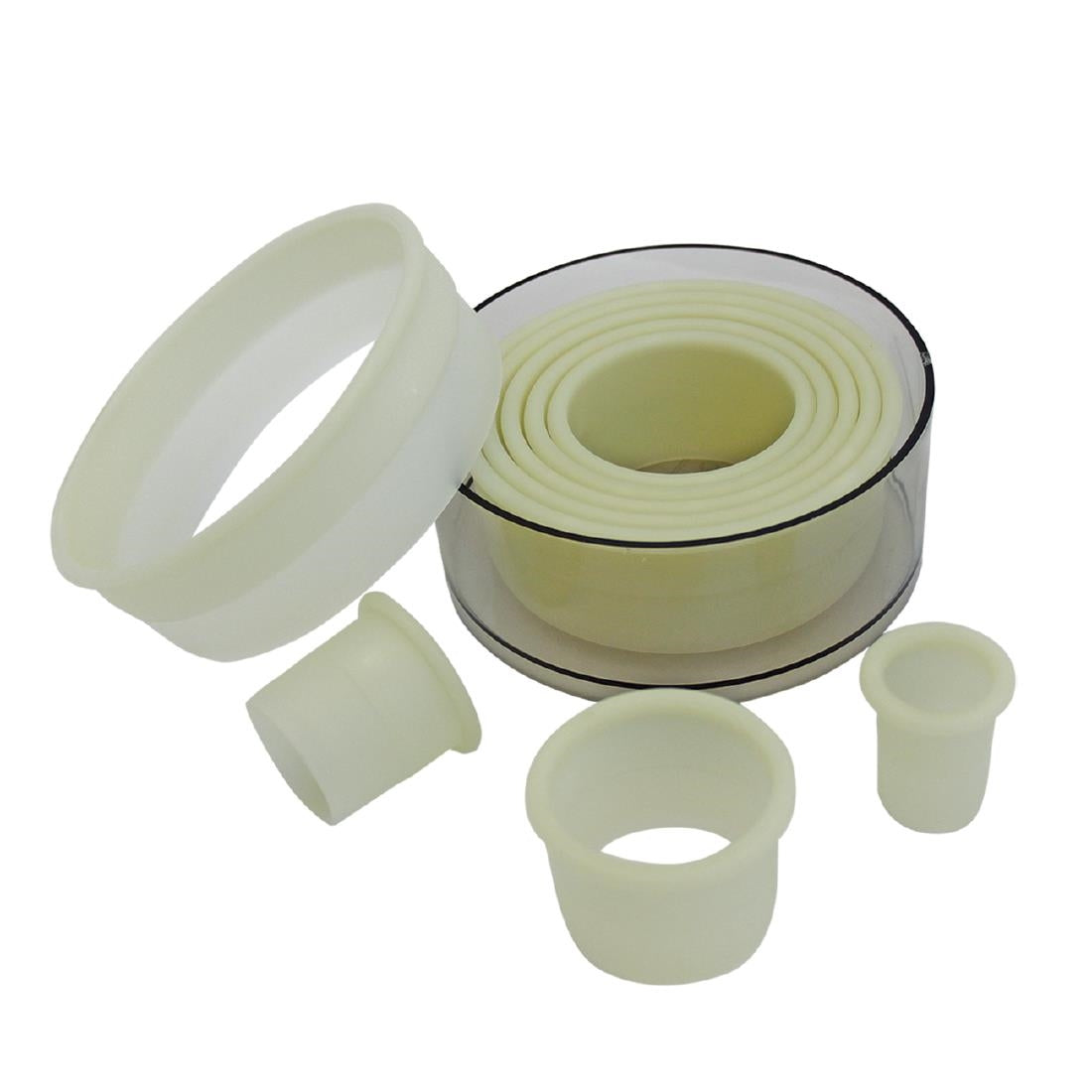 GT141 Schneider stekerdoos rond glad (9 stuks)