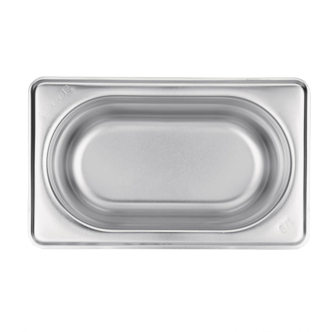 K825 Vogue roestvrijstalen 1/9 gastronorm bak 100mm