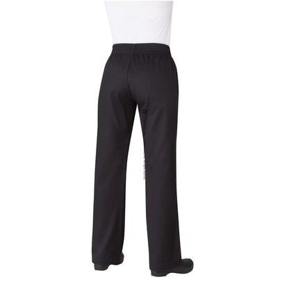 B223-XL Chef Works Basic Baggy dames koksbroek zwart XL