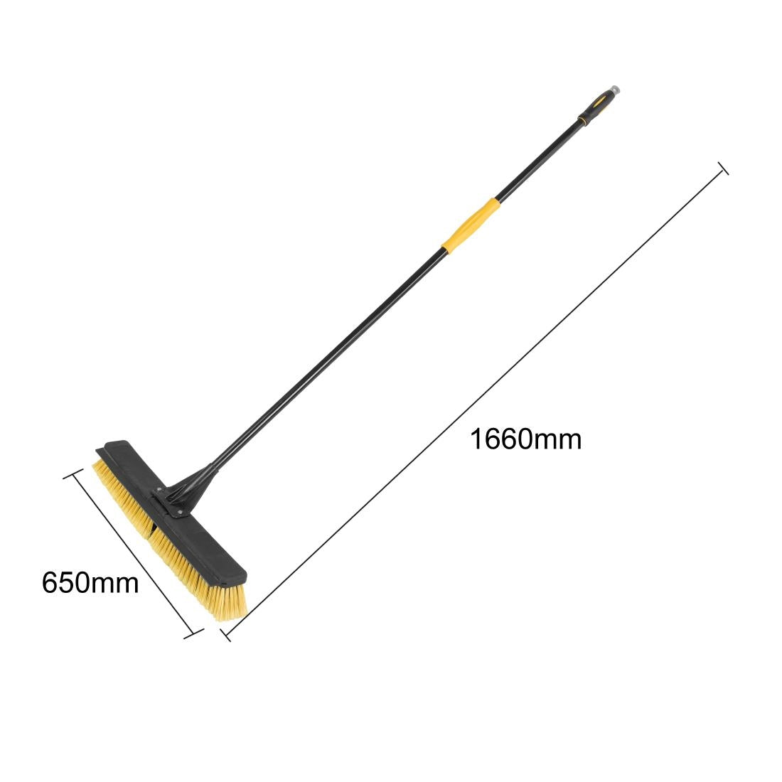HX383 Jantex Zware Bezem & Steel Set Met Trekker 1677mm
