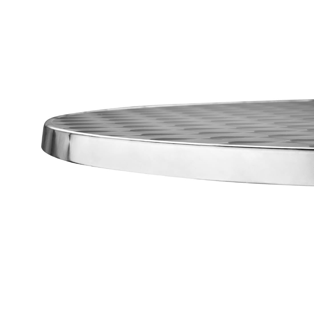 U426 Bolero ronde RVS tafel 80cm