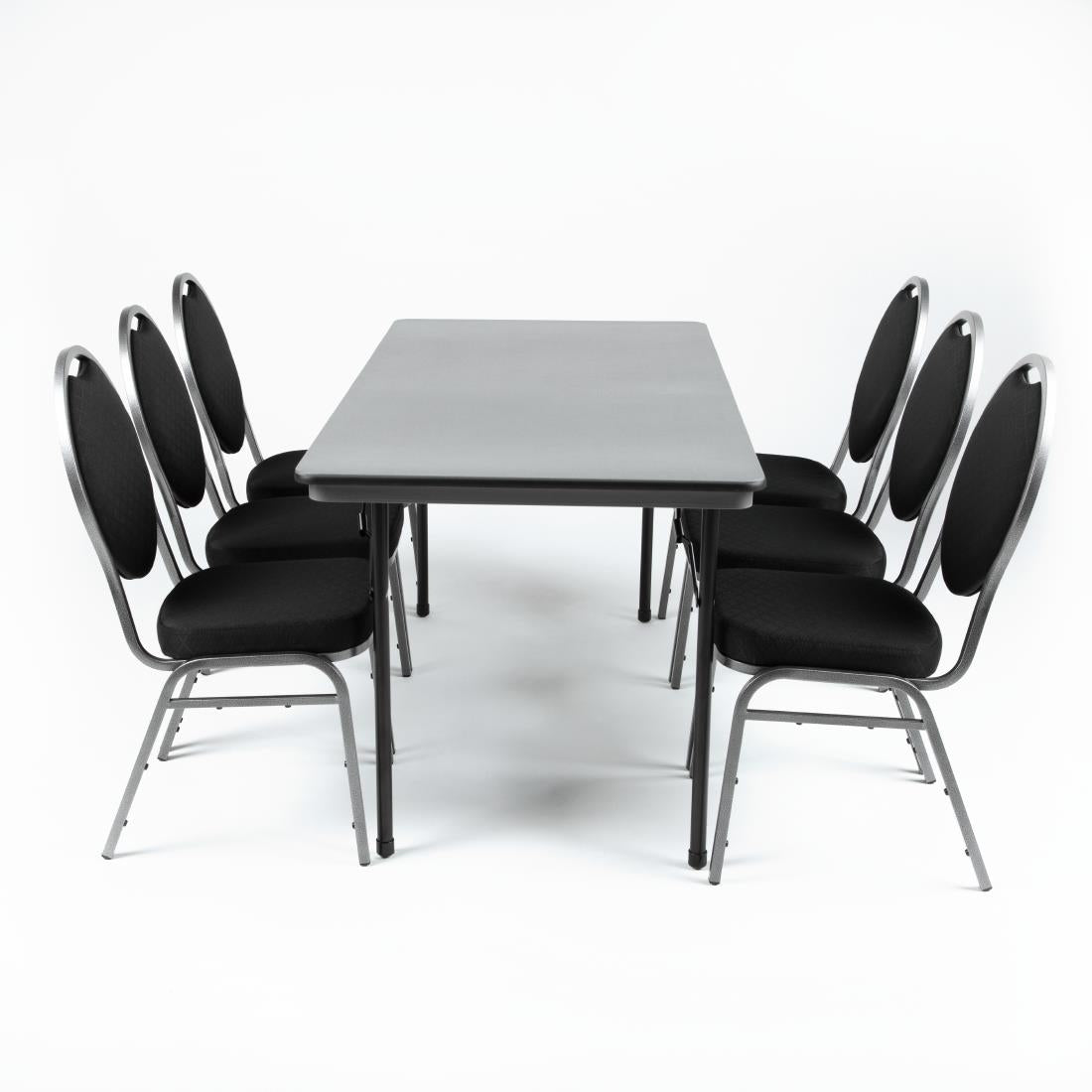 GC595 Bolero ABS rechthoekige inklapbare tafel 1,52m