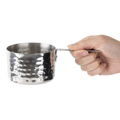 JB196 Olympia Tafelpresentatie Mini Steelpan Gehamerd 90mm