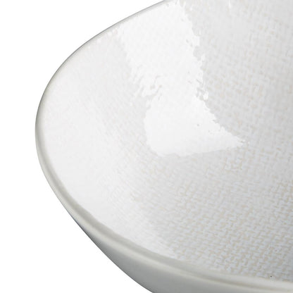 FU229 Olympia Denim Witte Coupe Kommen 160mm (6 Stuks)
