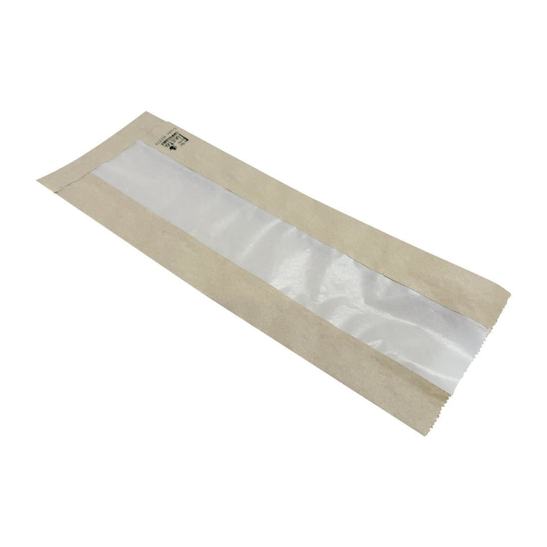 HY775 Fiesta Composteerbare Baguettezakken met Glasine Venster 300x100x60mm (1000 stuks)