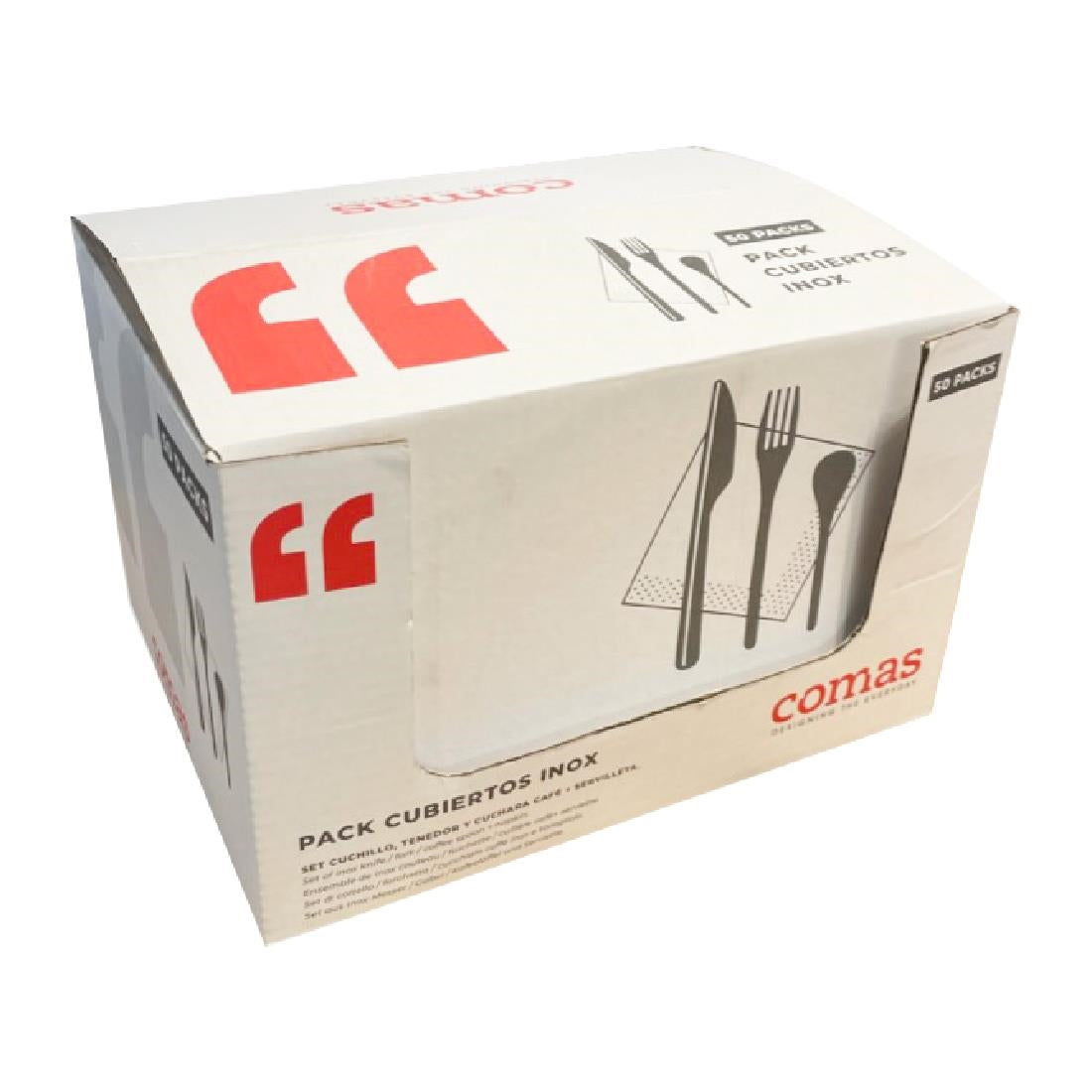 DM275 Comas lichtgewicht bestekset RVS (50 stuks)