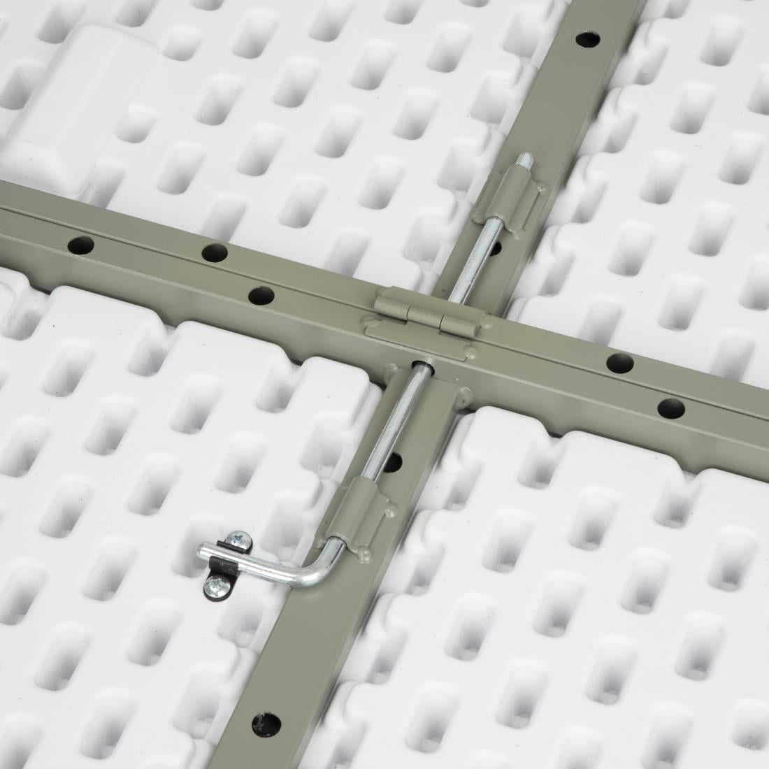 CC506 Bolero ronde klaptafel wit 153cm