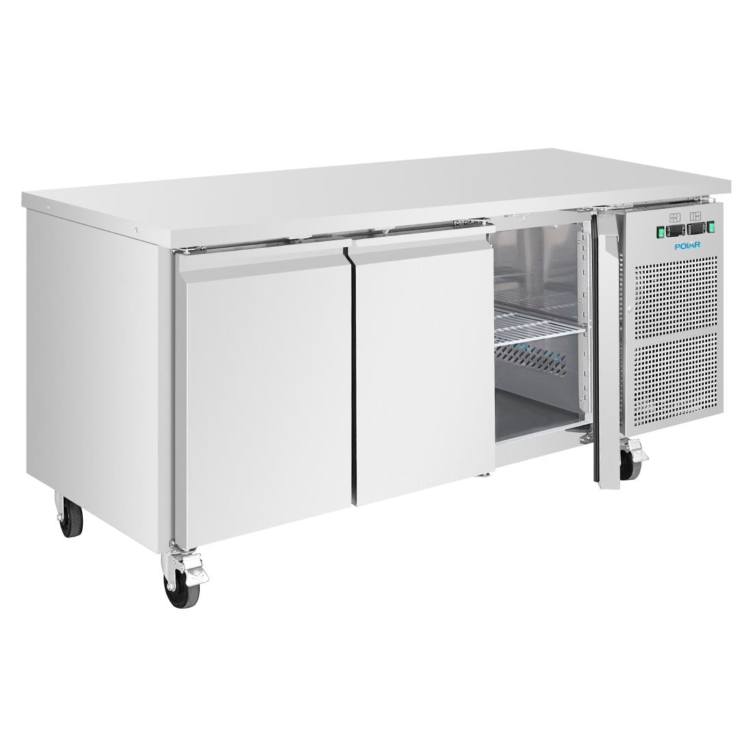 UA087 Polar U-Serie Koel-Vrieswerkbank Met 3 Deuren 314Ltr
